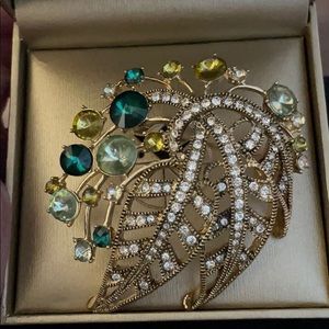 Jeweled brooch